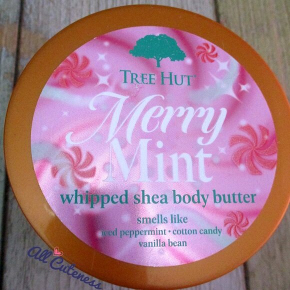 Tree Hut Merry Mint Whipped Shea Body Butter - Picture 2 of 3
